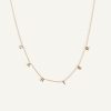 alt="Dear Kaia Initial Necklace 'carter'"