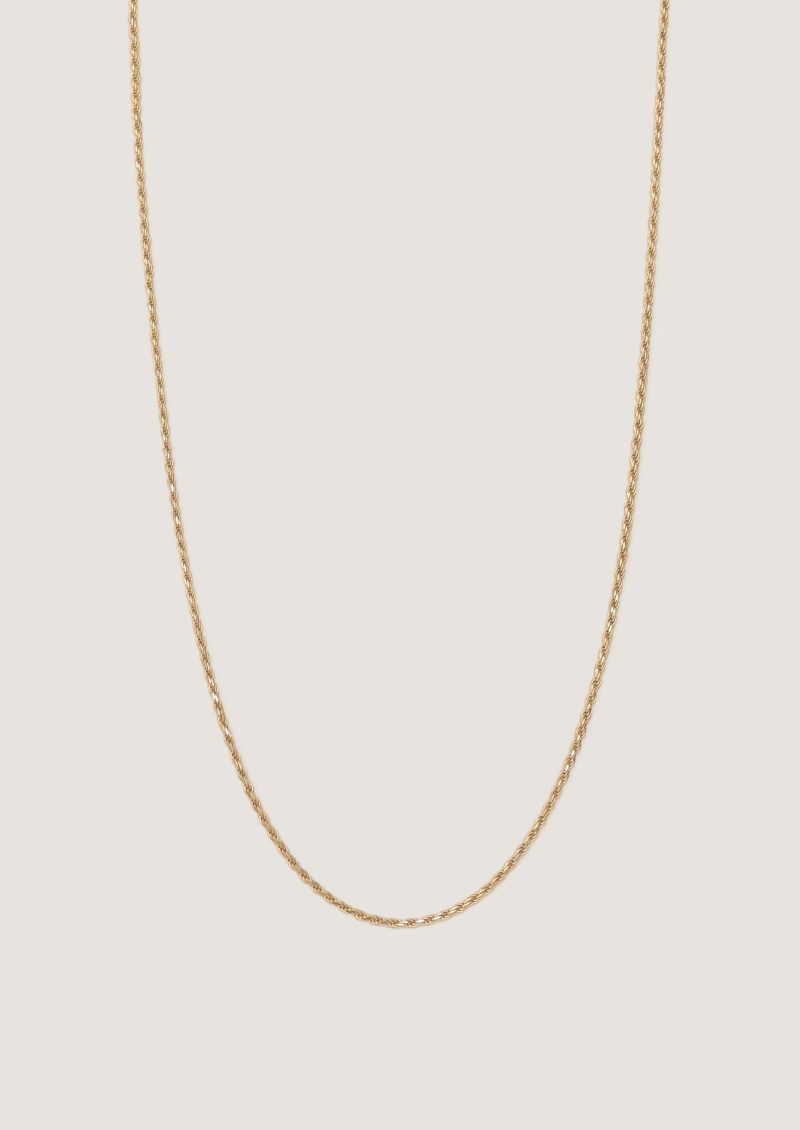 alt="Petite Rope Chain Necklace"