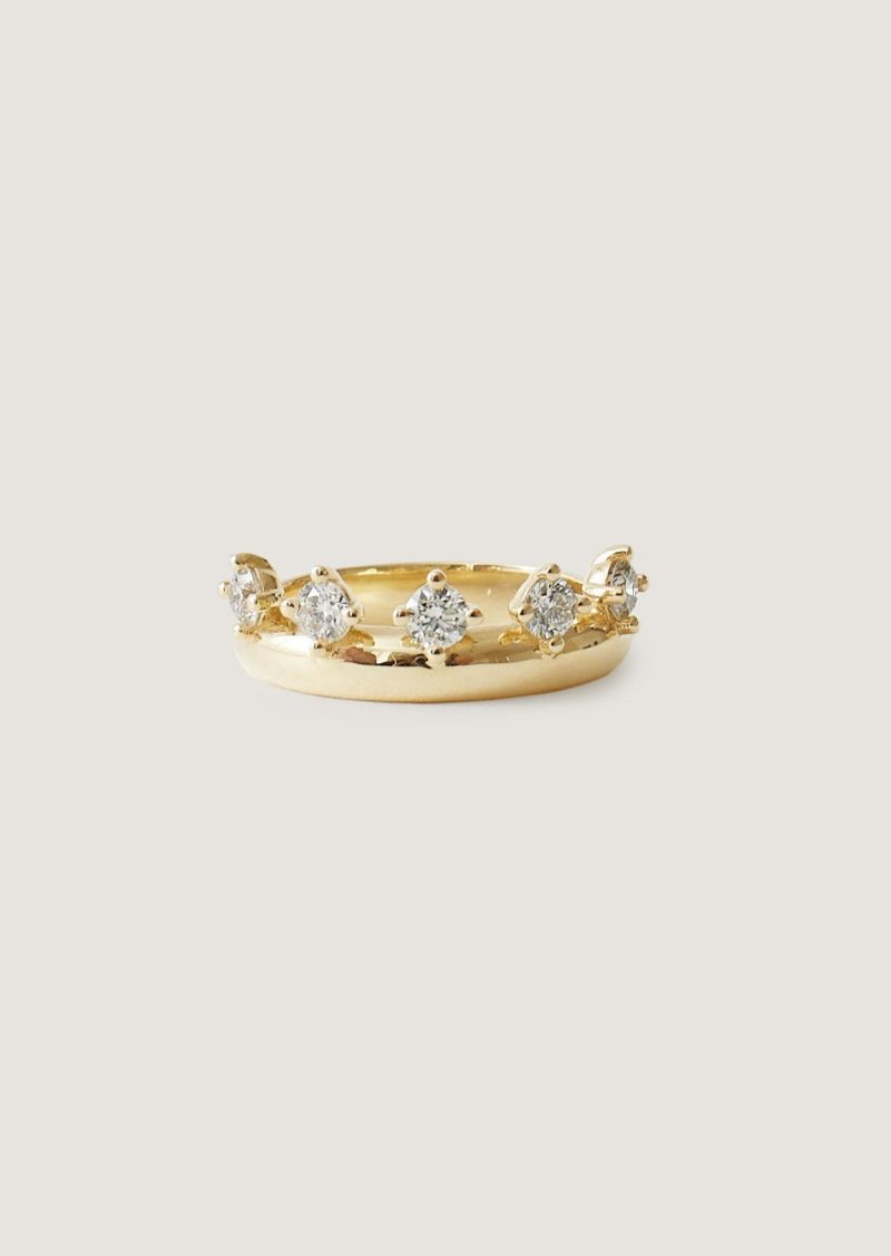 Provence Diamond Crown Ring I 8