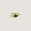 alt="Amelia Dome Ring II - Emerald"