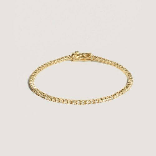 kinn 14k gold fine jewelry bracelet diana diamond tennis 02