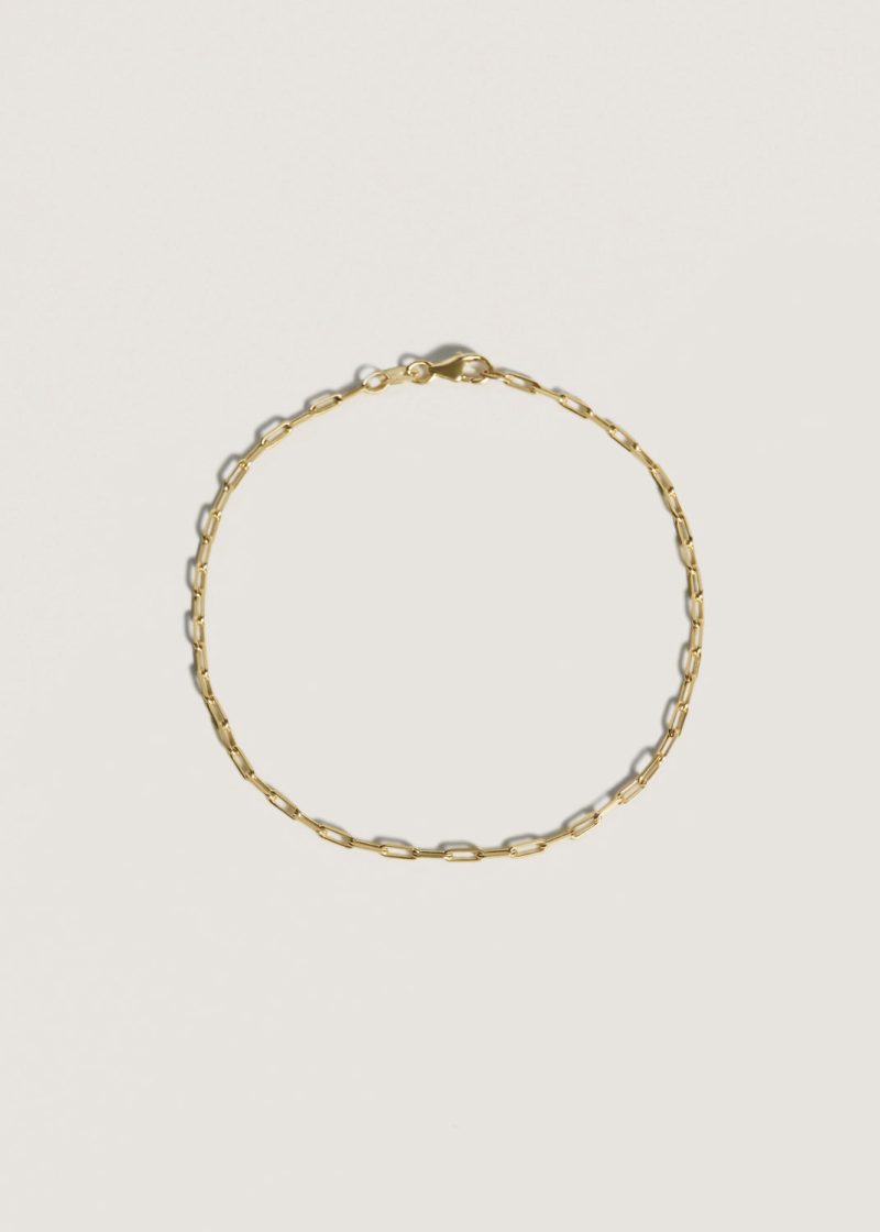 kinn 14k gold fine jewelry bracelet micro link