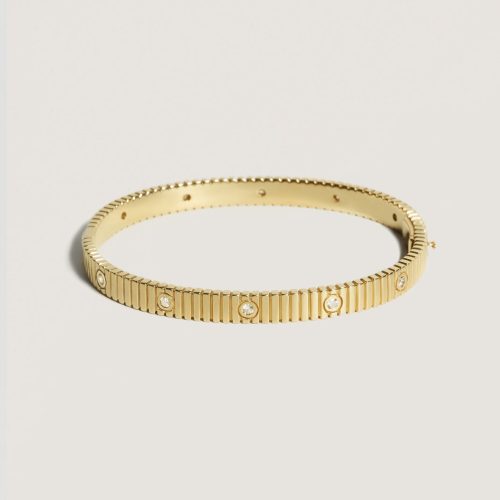 alt="Solis Ribbed IV Anniversary Bracelet"