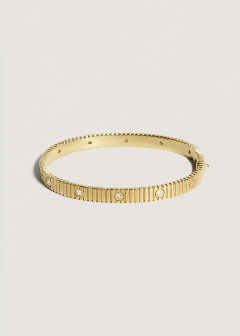 alt="Solis Ribbed IV Anniversary Bracelet"