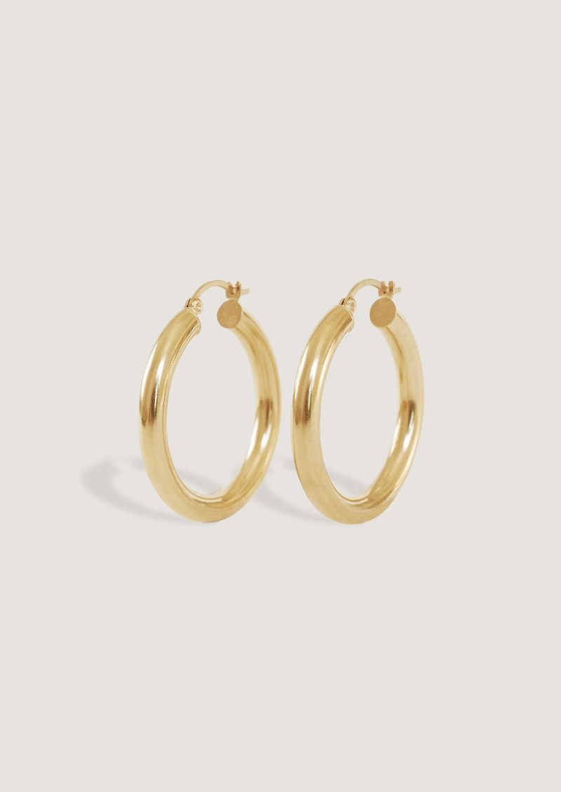 alt="Classic Hoop Earrings - Large"