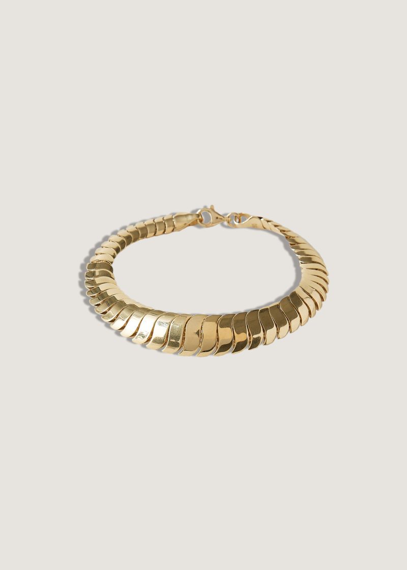 kinn 14k gold fine jewelry cobra II bracelet 2