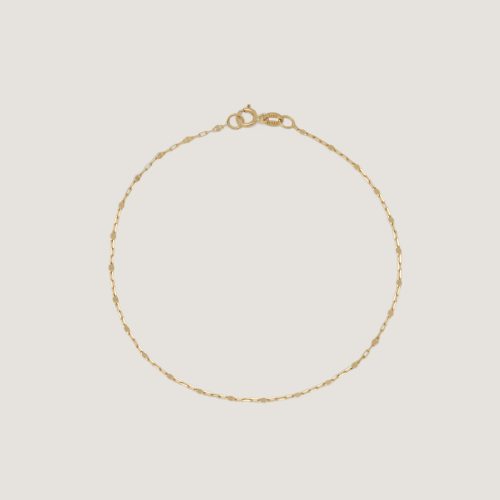 alt="Diamond Cut Rolo Chain Bracelet"