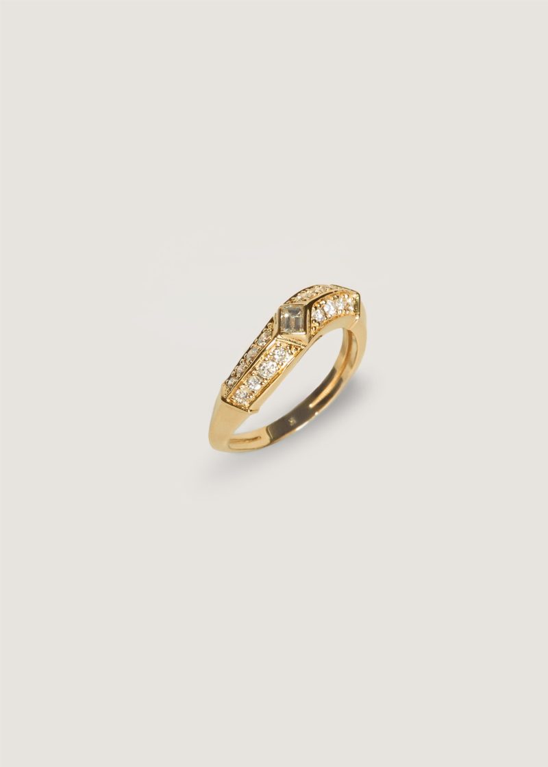 kinn 14k gold fine jewelry franco curved ring 2