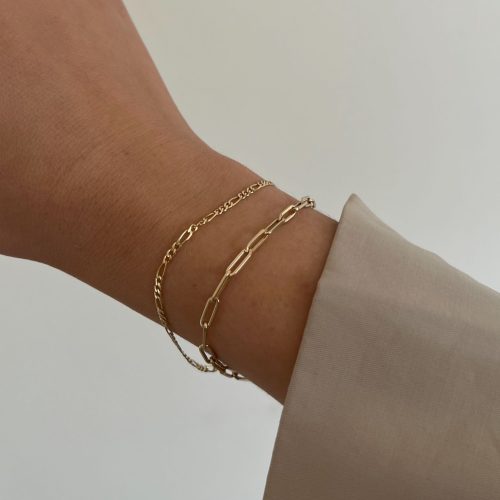 kinn 14k gold fine jewelry lifestyle petite link bracelet