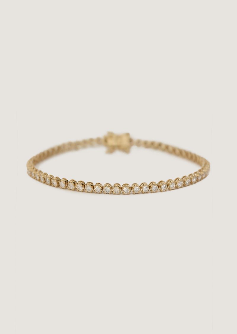 alt="Madison Diamond Tennis Bracelet"