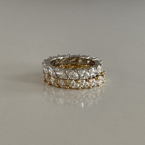 kinn 14k gold fine jewelry marquise eteternity ring lifestyle 2