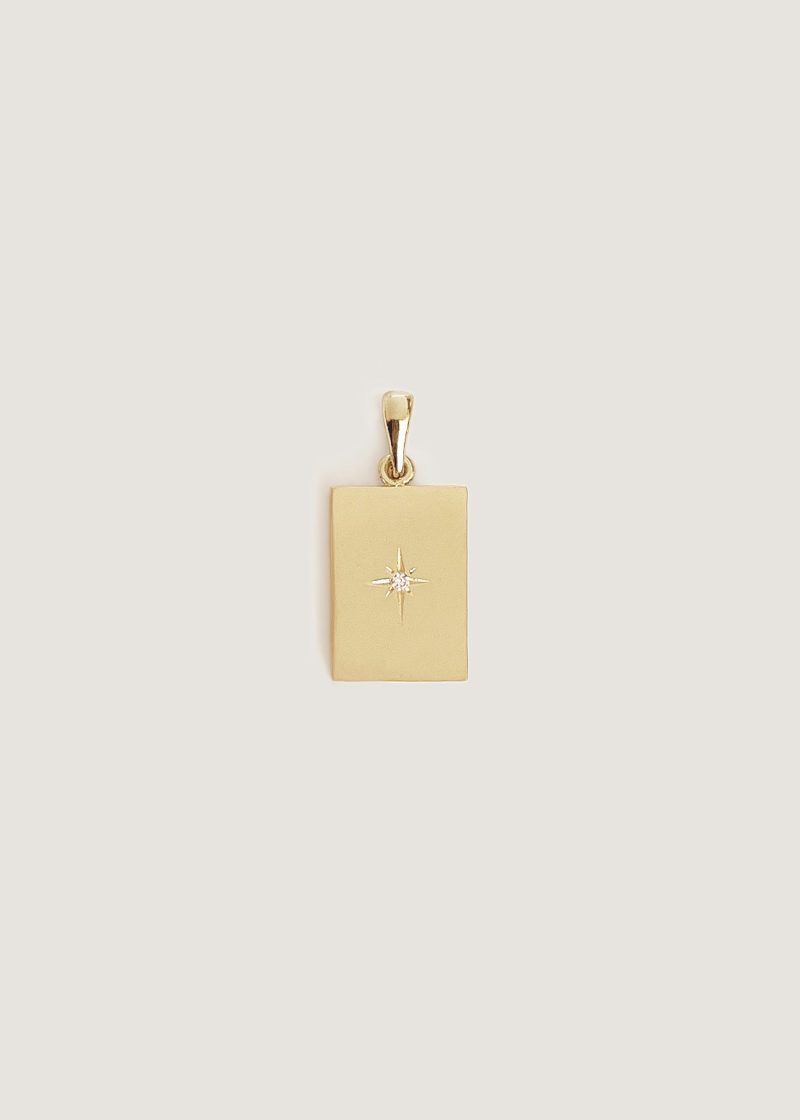 kinn 14k gold fine jewelry north star pendant 1