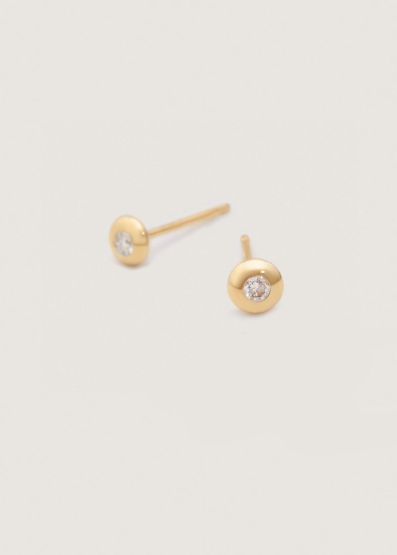 kinn 14k gold fine jewelry olivia i round studs 3