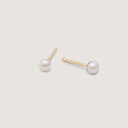 kinn 14k gold fine jewelry pearl stud 3