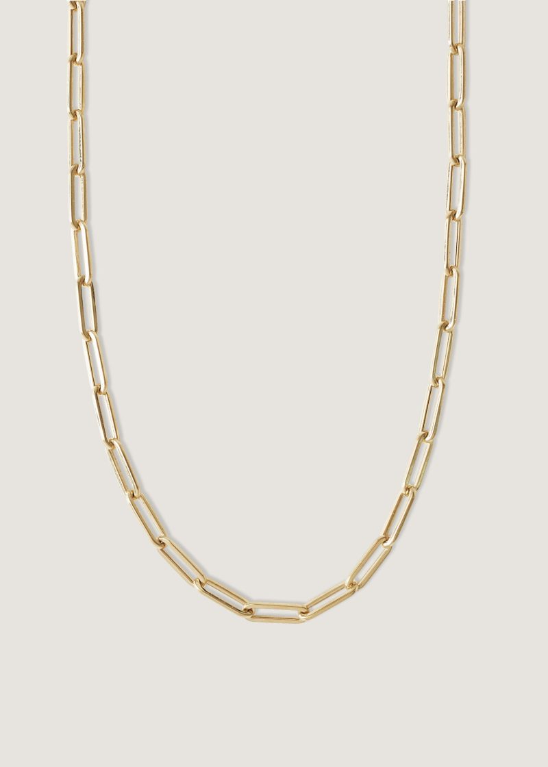 kinn 14k gold fine jewelry petite link necklace 2