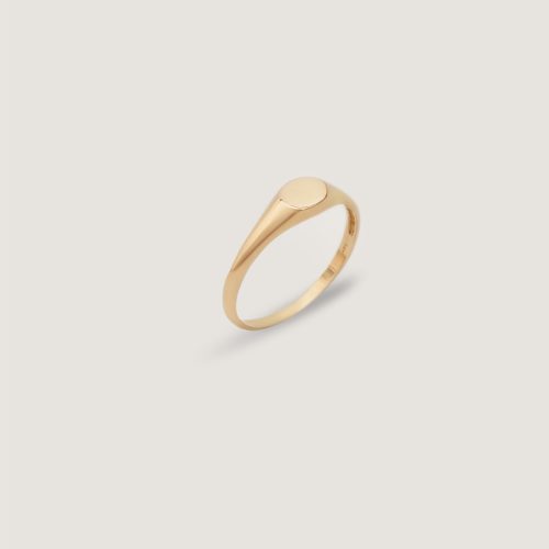 kinn 14k gold fine jewelry petite signet ring 1