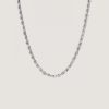 alt="Petite Puffed Mariner Chain Necklace"