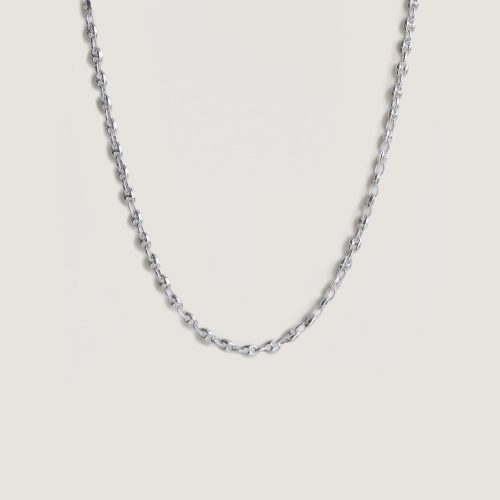 alt="Petite Puffed Mariner Chain Necklace"