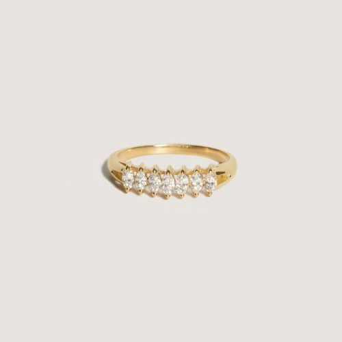 alt="Seven Marquise Ring"