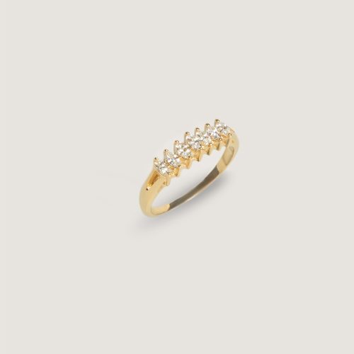 kinn 14k gold fine jewelry seven marquise ring 7