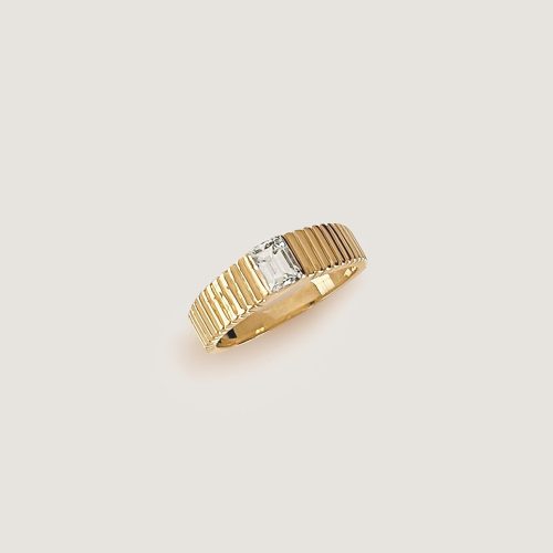 kinn 14k gold fine jewelry solis ribbed ring I 2