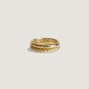 alt="Claudine I & Pauline Ellipse Ring Stack"