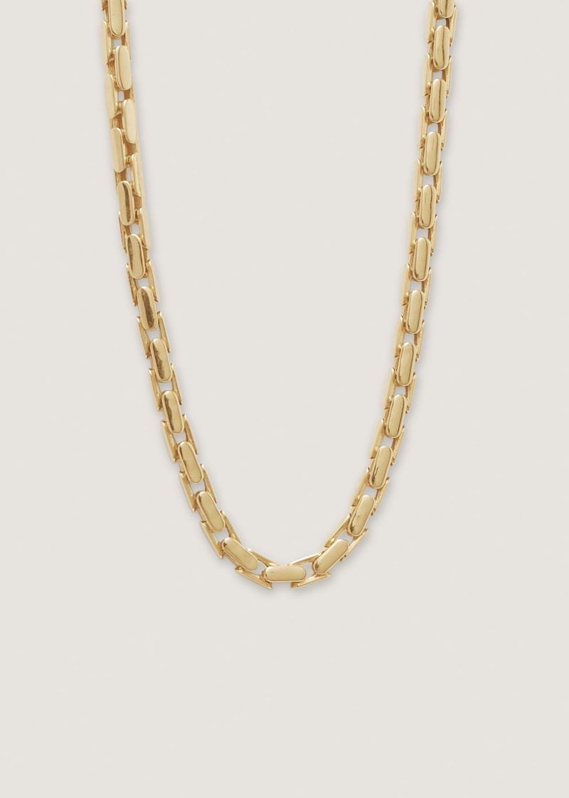 kinn 14k gold fine jewelry theo elongated chain necklace