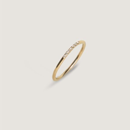 kinn 14k gold fine jewelry vi line ring 2