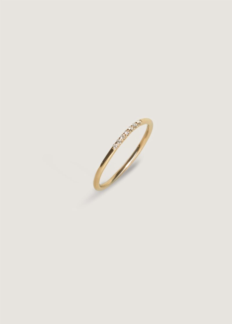 kinn 14k gold fine jewelry vi line ring 2